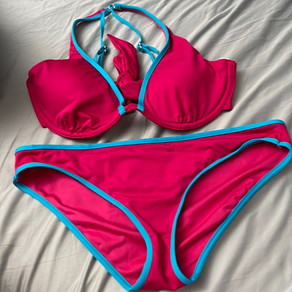 Victoria’s Secret Pink and Blue Bikini